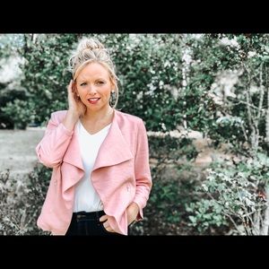 Open Front Office Blazer Casual Suit Jacket